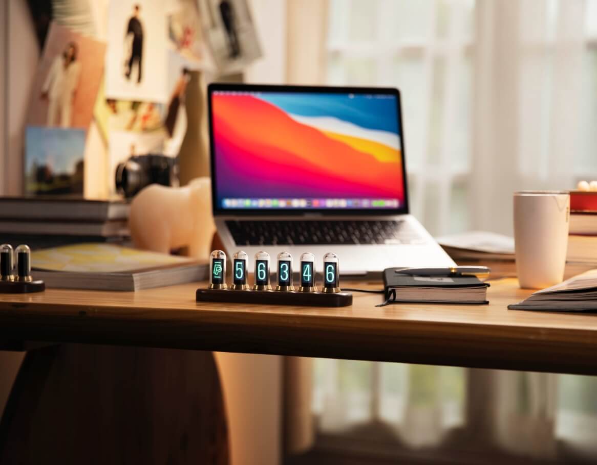 Nixie Computer Display Nextube | A retro nixie clock inspired modern display – Rotrics